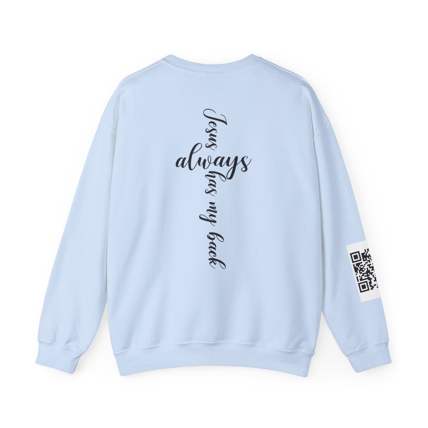 KFA™ Jesus Always Has My Back-Crewneck Sweatshirt