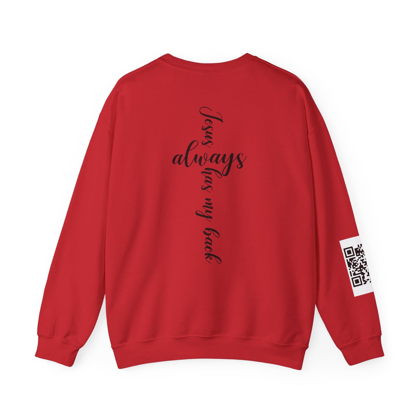 KFA™ Jesus Always Has My Back-Crewneck Sweatshirt
