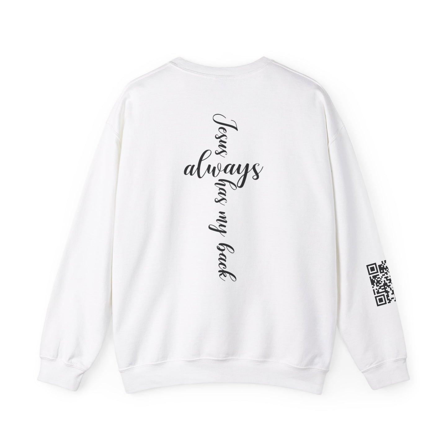 KFA™ Jesus Always Has My Back-Crewneck Sweatshirt