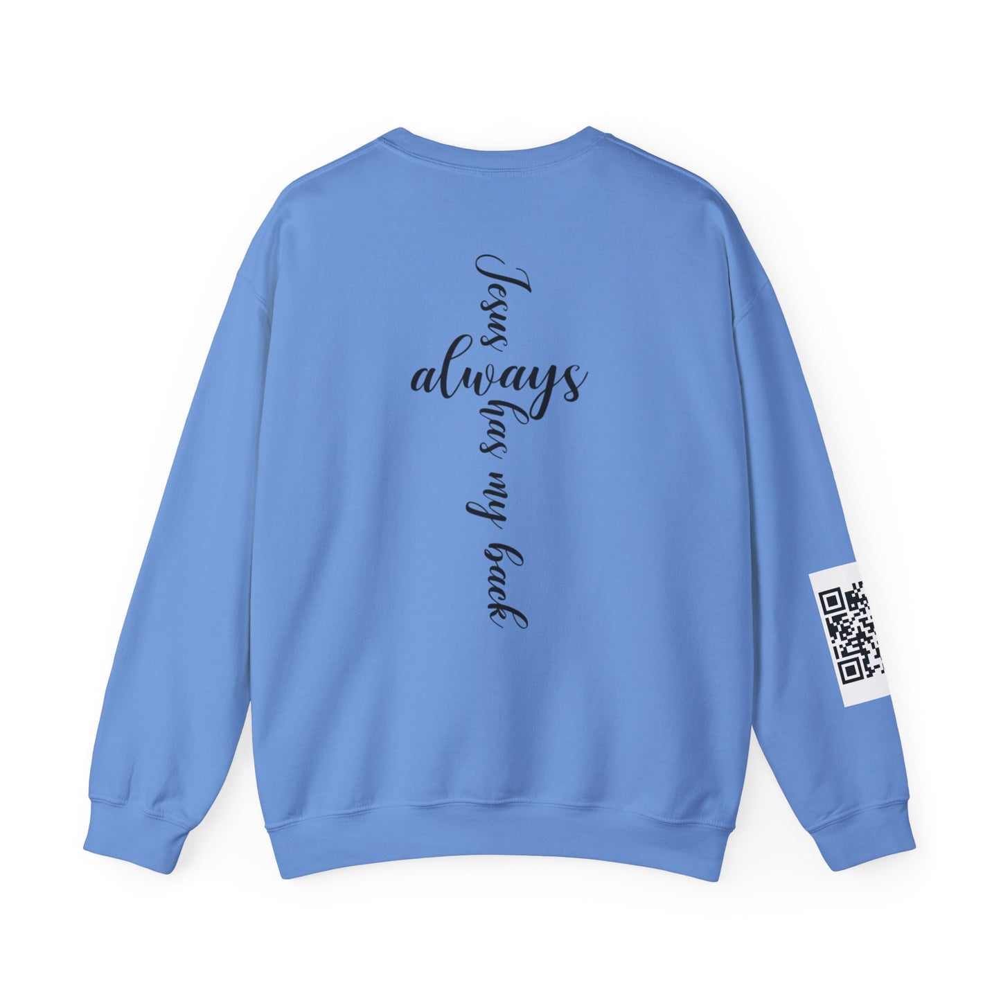 KFA™ Jesus Always Has My Back-Crewneck Sweatshirt