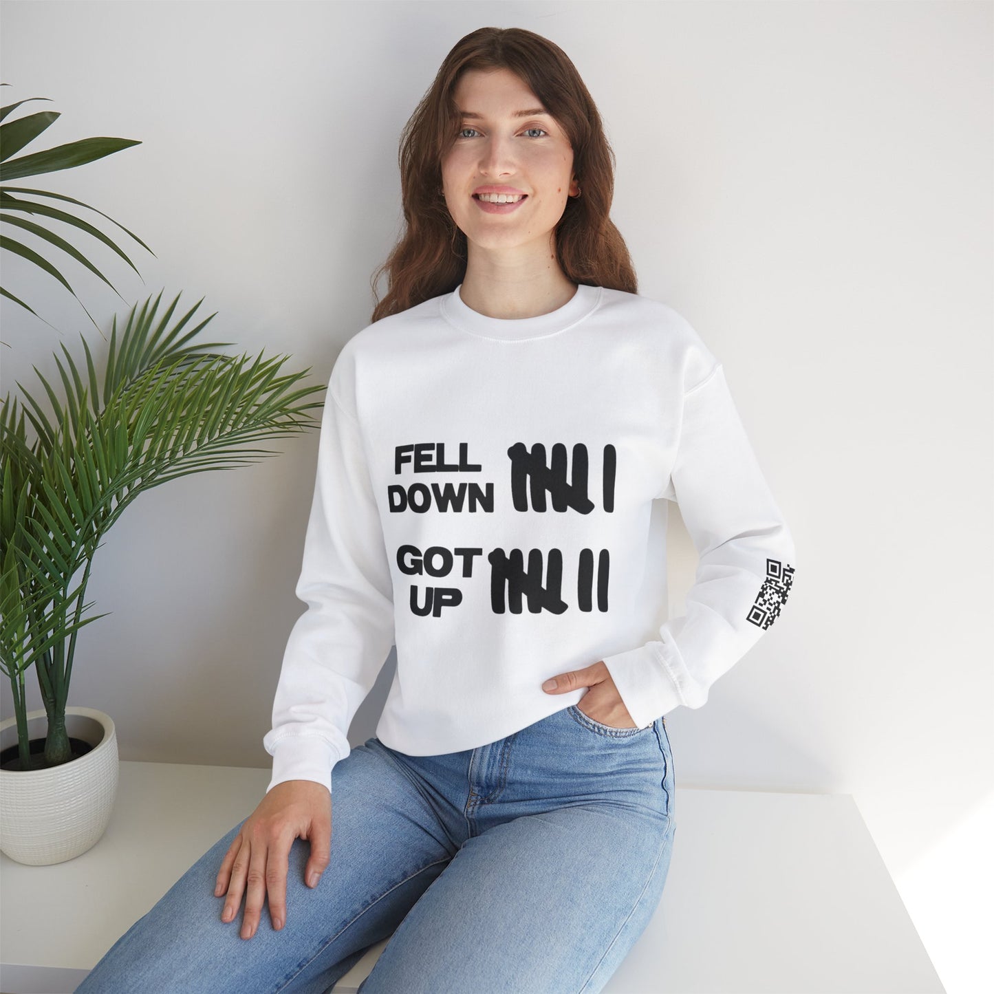 KFA™ | Fell Down.Got Up Crewneck Sweatshirt