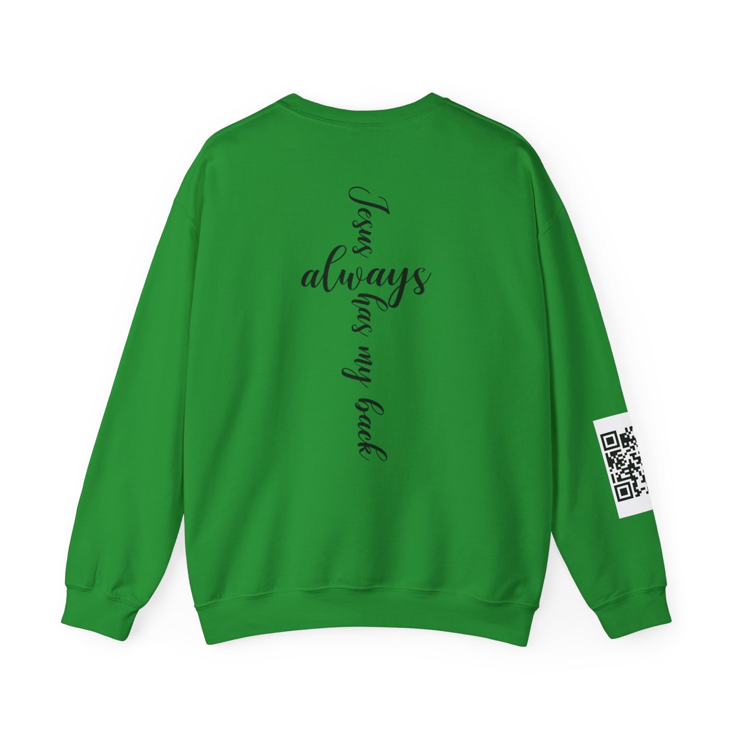 KFA™ Jesus Always Has My Back-Crewneck Sweatshirt