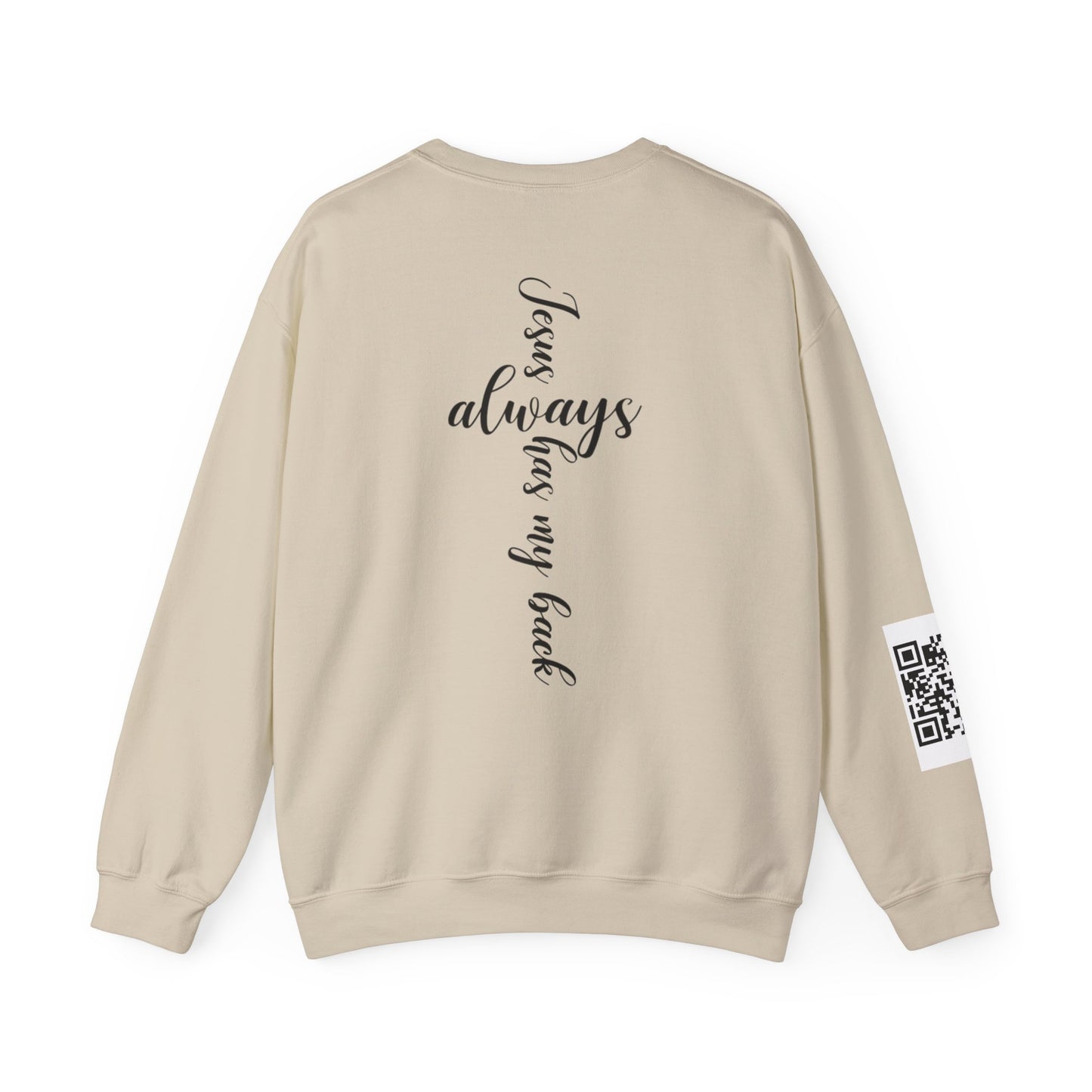 KFA™ Jesus Always Has My Back-Crewneck Sweatshirt