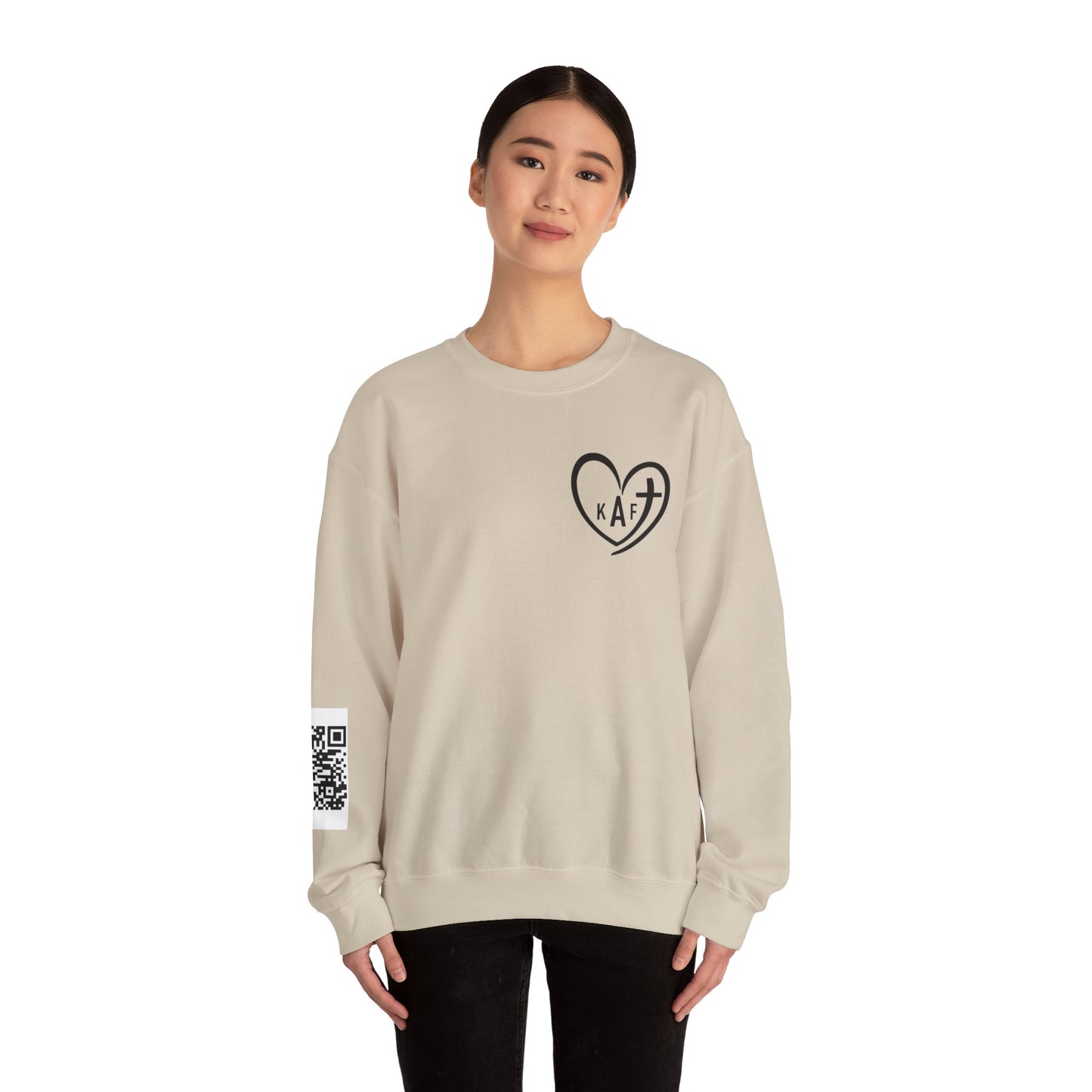 KFA™ Jesus Always Has My Back-Crewneck Sweatshirt