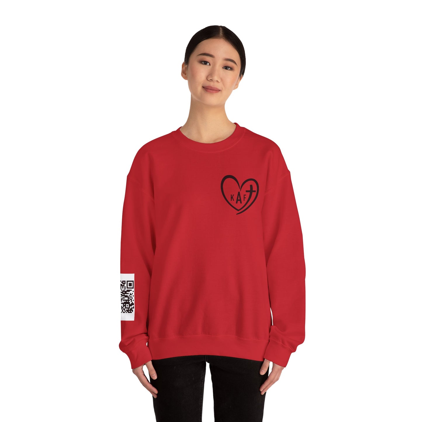 KFA™ Jesus Always Has My Back-Crewneck Sweatshirt