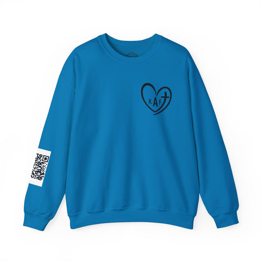 KFA™ Jesus Always Has My Back-Crewneck Sweatshirt.